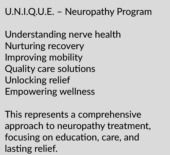 Chiropractic North Vernon IN Neuropathy Program